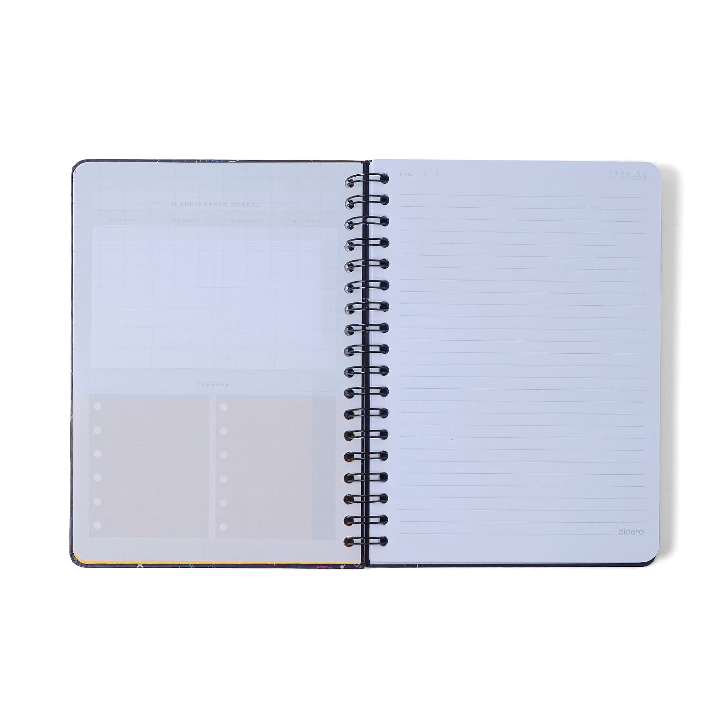 Caderno Espiral Colegial Frutare 63g/m² 17,3x24cm com 160 Folhas Pautado - Pomelo - Cícero
