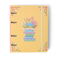 Caderno Criativo Argolado Quintal Literário 80g/m² 14,8x21cm Pautado & Pontado 80 Páginas - Contos - Cícero
