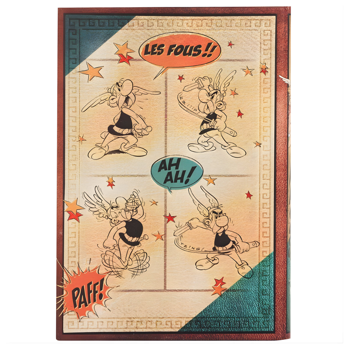 Caderno Paperblanks Asterix The Gaul Capa Dura Midi 120g 13x18cm 144 Paginas Pautado