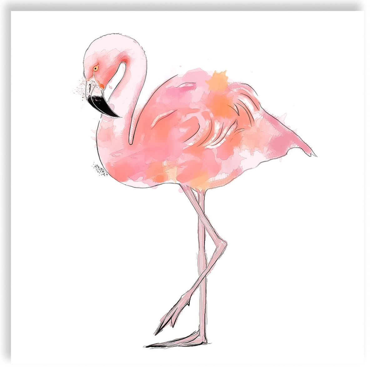 Guardanapo para Decoupage Ppd 33x33cm com 2 Unidades - Flamingo