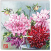Guardanapo para Decoupage Ppd 33x33cm com 2 Unidades - Flores Dalias 