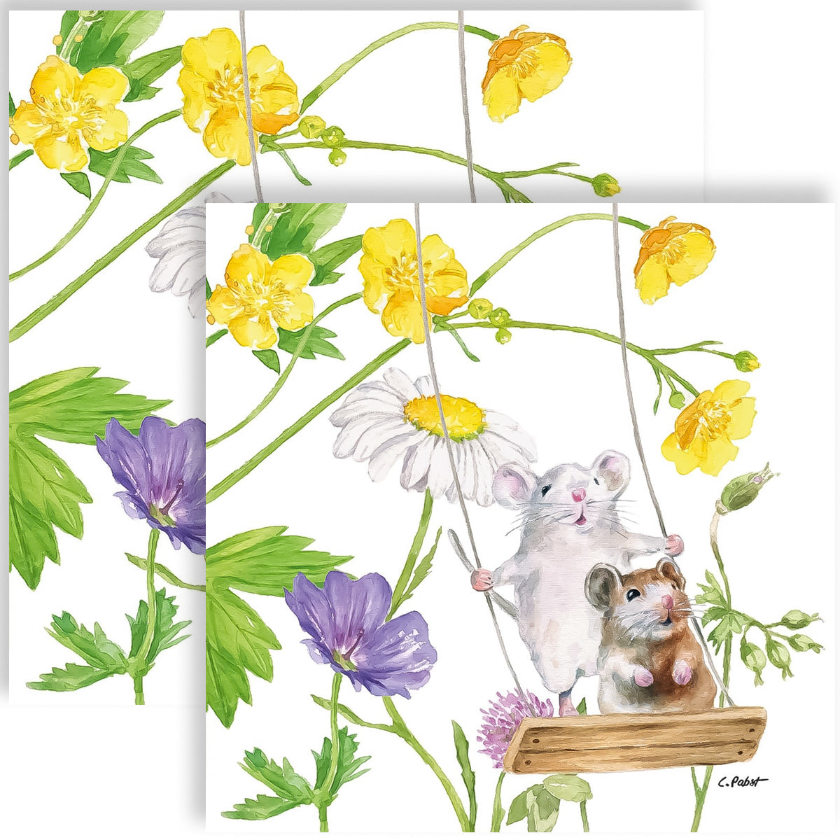 Guardanapo para Decoupage Ppd 33x33cm com 20 Unidades - Fridolin e Amigo