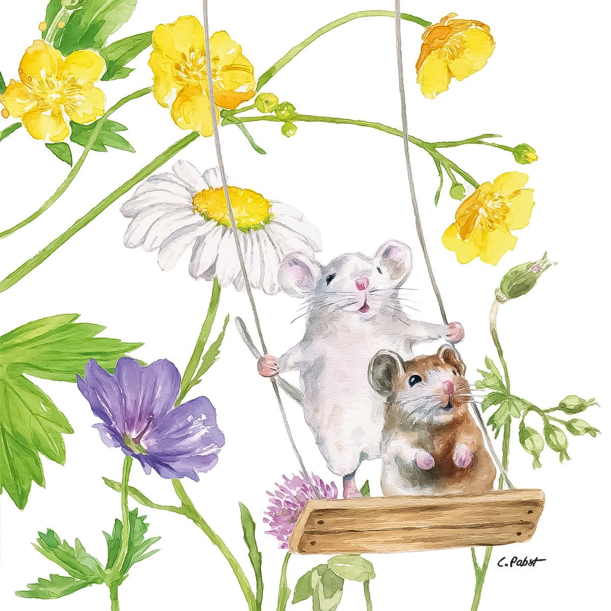 Guardanapo para Decoupage Ppd 33x33cm com 2 Unidades - Fridolin e Amigo