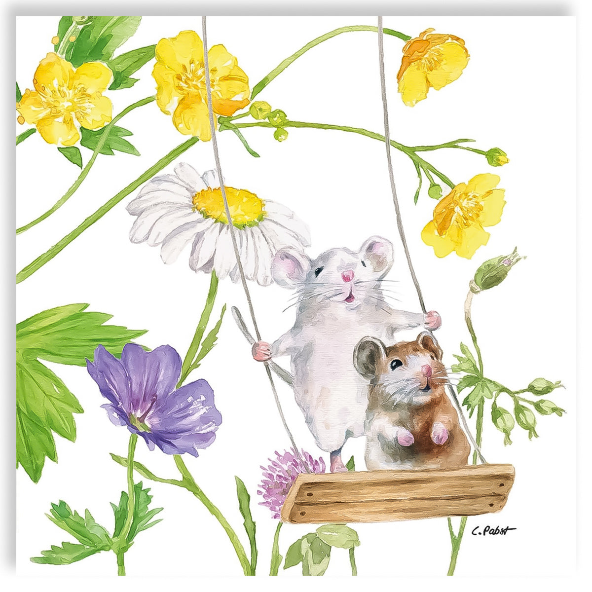 Guardanapo para Decoupage Ppd 33x33cm com 2 Unidades - Fridolin e Amigo