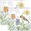 Guardanapo para Decoupage Ppd 33x33cm com 2 Unidades - Primavera com Flores 