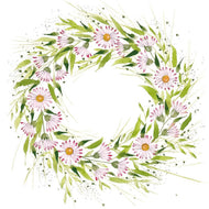 Guardanapo para Decoupage Ppd 33x33cm com 20 Unidades - Guirlanda de Flores