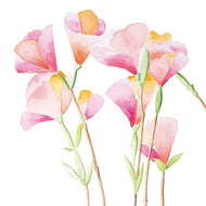 Guardanapo para Decoupage Ppd 33x33cm com 2 Unidades - Flores Rosas
