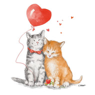 Guardanapo para Decoupage Ppd 33x33cm com 20 Unidades - Amor de Gato