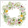 Guardanapo para Decoupage Ppd 33x33cm com 2 Unidades - Guirlanda de Flores Selvagens 