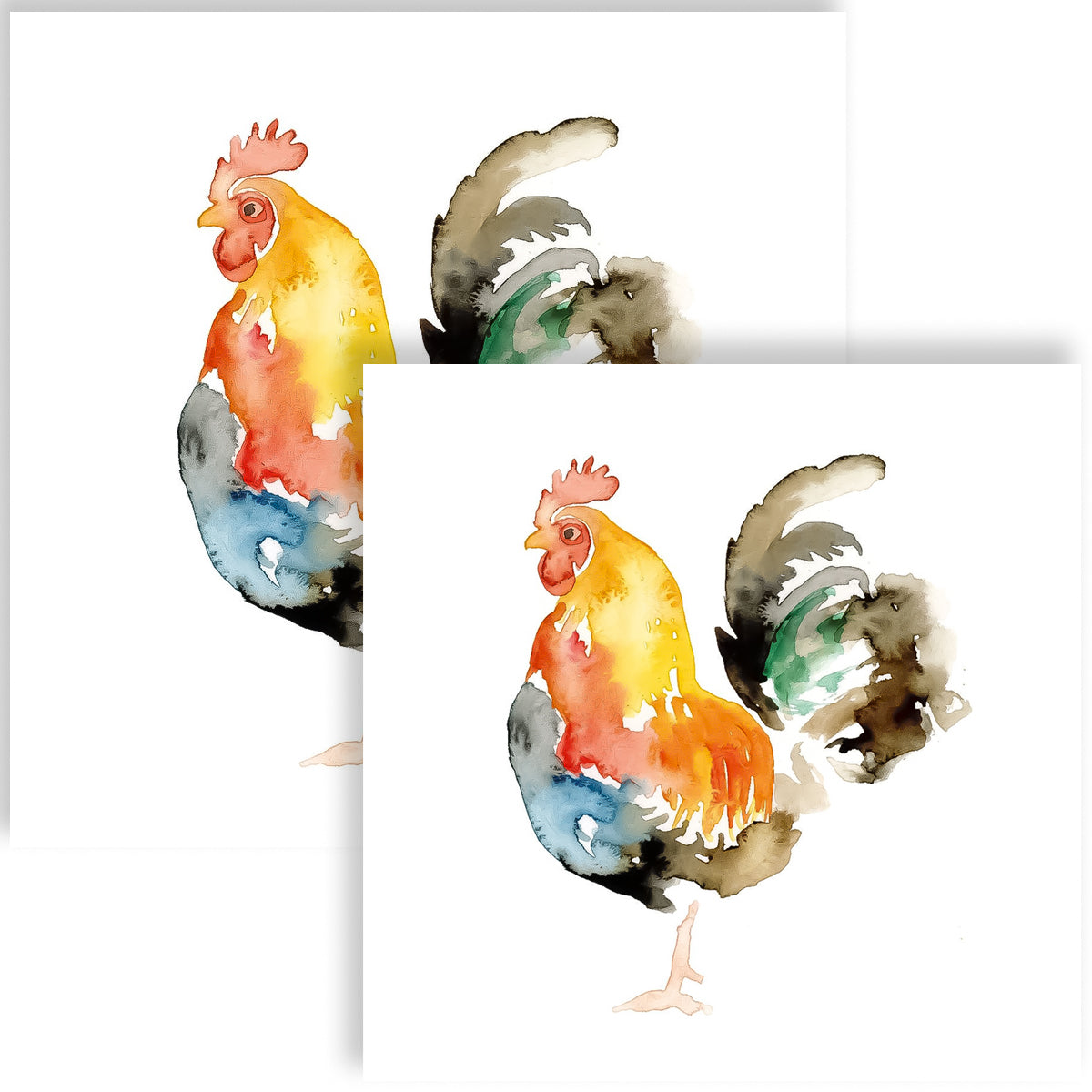 Guardanapo para Decoupage Ppd 33x33cm com 20 Unidades - Galo 