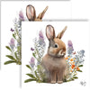 Guardanapo para Decoupage Ppd 33x33cm com 2 Unidades - Coelho Bela