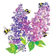 Guardanapo para Decoupage Ppd 33x33cm com 2 Unidades - Abelhas & Flores