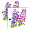 Guardanapo para Decoupage Ppd 33x33cm com 2 Unidades - Abelhas & Flores