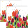 Guardanapo para Decoupage Ppd 33x33cm com 2 Unidades - Respingo de Tulipa