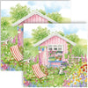 Guardanapo para Decoupage Ppd 33x33cm com 20 Unidades - Casa Rosa
