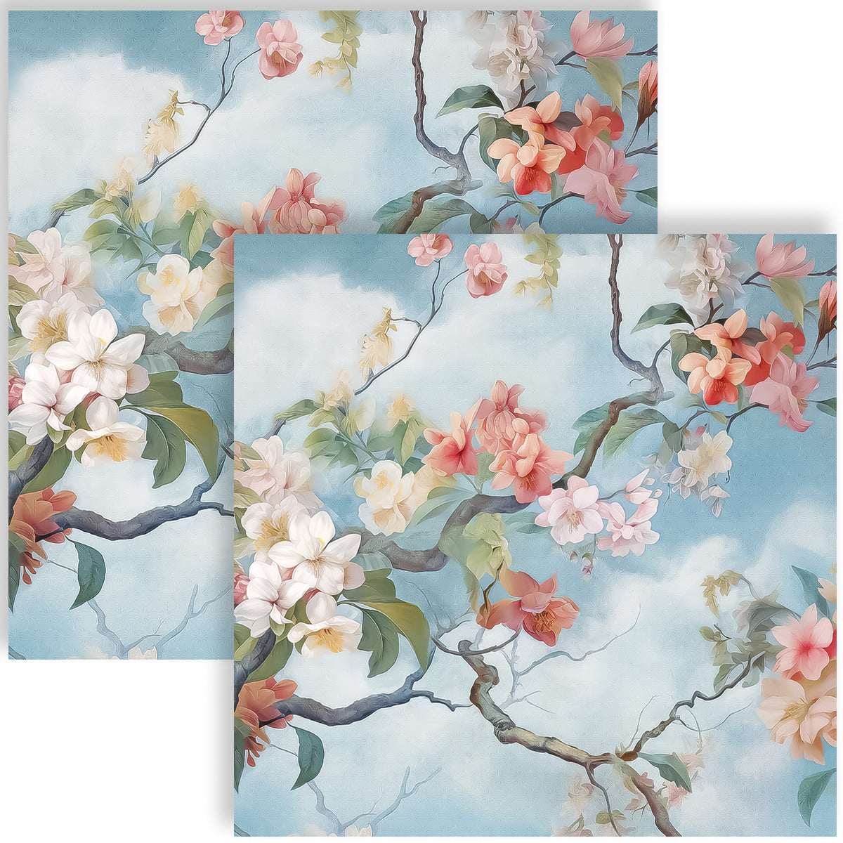 Guardanapo para Decoupage Ppd 33x33cm com 20 Unidades - Ramos de Flores