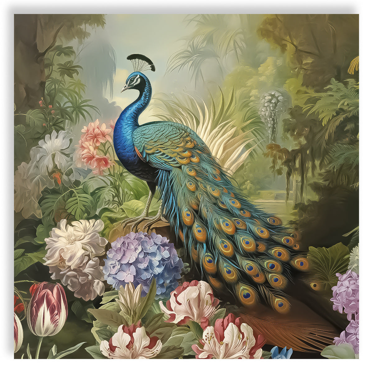 Guardanapo para Decoupage Ppd 33x33cm com 20 Unidades - Pavão na Selva