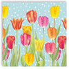 Guardanapo para Decoupage Ppd 33x33cm com 20 Unidades - Tulipas Felizes