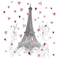 Guardanapo para Decoupage Ppd 33x33cm com 20 Unidades - Amor de Paris