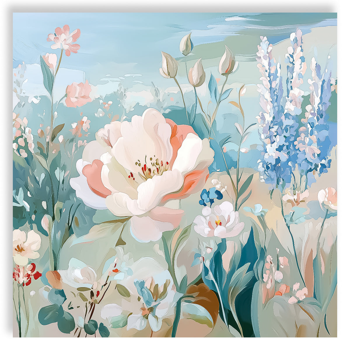 Guardanapo para Decoupage Ppd 33x33cm com 2 Unidades - Flores Leves 