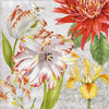 Guardanapo para Decoupage Ppd 33x33cm com 20 Unidades - Orquídeas Vintage