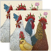 Guardanapo para Decoupage Ppd 33x33cm com 2 Unidades - Galinhas & Galo