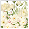 Guardanapo para Decoupage Ppd 33x33cm com 20 Unidades - Rosas Brancas 