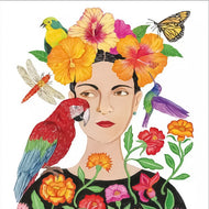 Guardanapo para Decoupage Ppd 33x33cm com 2 Unidades - Frida & Papagaio