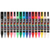 Estojo de Caneta Posca Uniball Pc-5br Ponta Brush 1.0/4.0Mm com 16 Cores