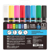 Estojo de Caneta Posca Uniball Pc-5br Ponta Brush 1.0/4.0Mm com 08 Cores