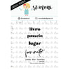 Cartela de Carimbos Favoritos em Fotopolímero para Artesanato e Scrapbook - Lilipop