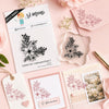 Mini Carimbo Cantoneira Floral 2 Scrapbook - Lilipop