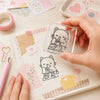 Mini Carimbo Gatinho Scrap Scrapbook - Lilipop