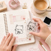 Mini Carimbo Gatinho Relaxando Scrapbook - Lilipop