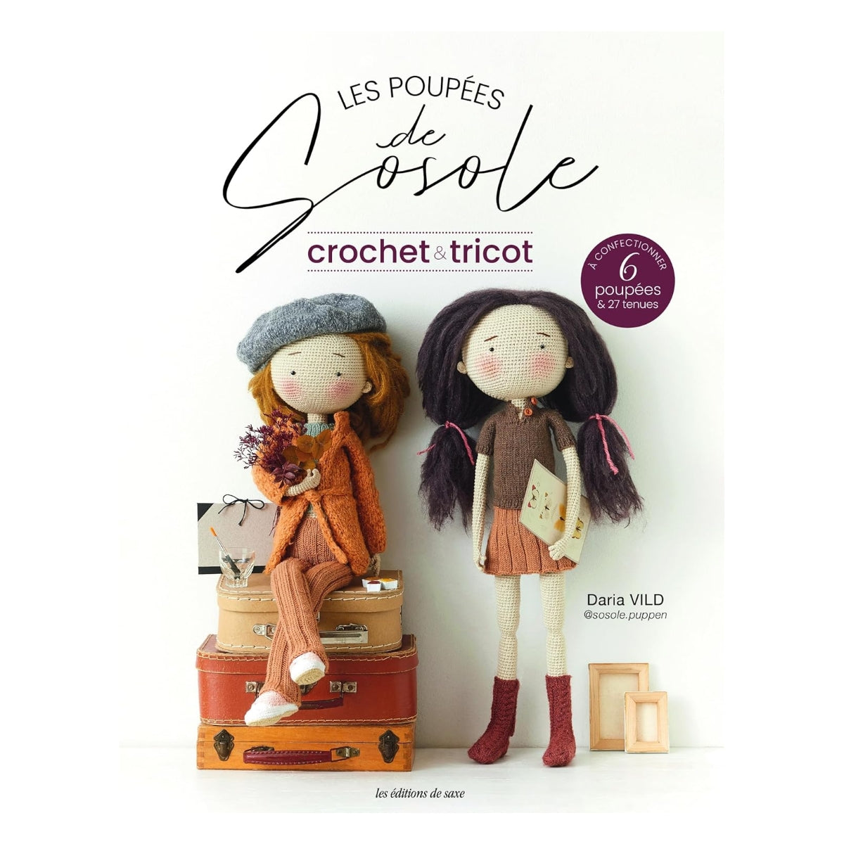 Livro Les Poupées de Sôsôlê - Crochê e Tricô