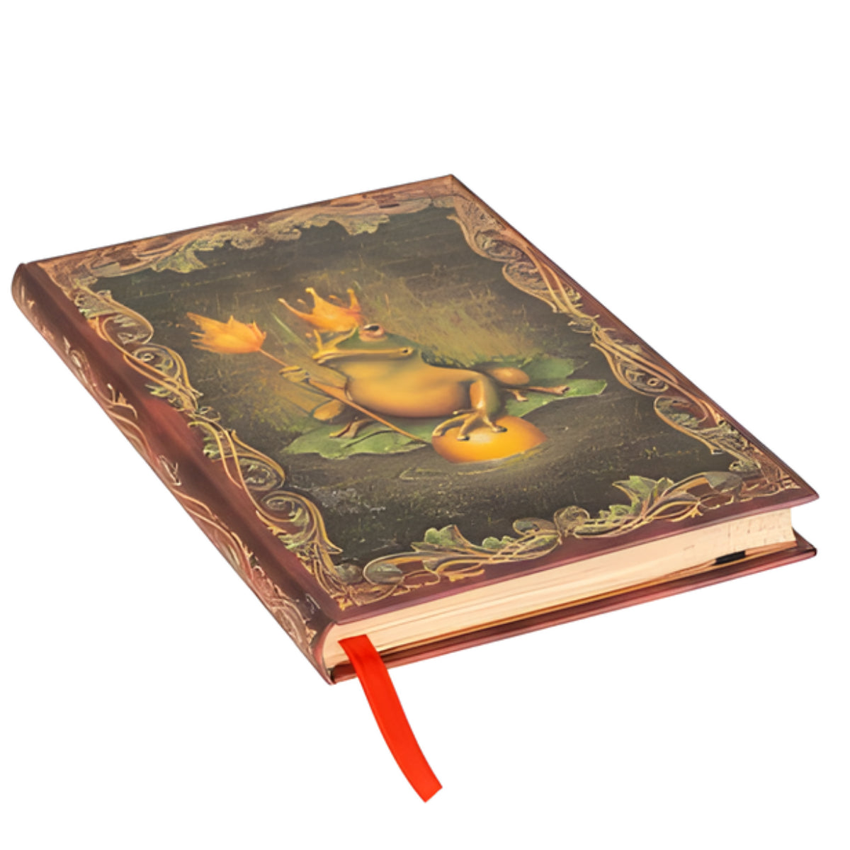 Caderno Paperblanks The Brothers Grimm Frog Prince Capa Dura Midi 120g 13x18cm 144 Paginas sem Pauta