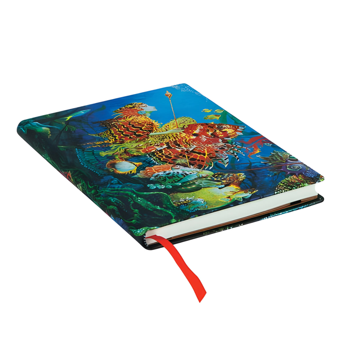 Caderno Paperblanks Sea Fantasies Capa Dura Midi 120g 13x18cm 144 Paginas sem Pauta