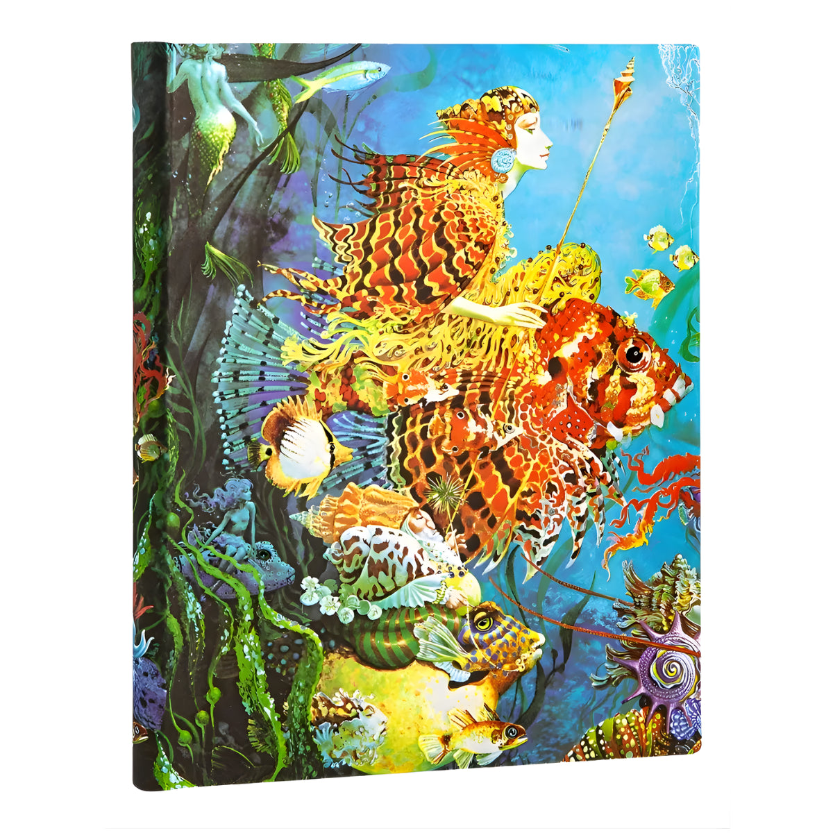 Caderno Paperblanks Sea Fantasies Capa Dura Midi 120g 13x18cm 144 Paginas sem Pauta
