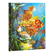 Caderno Paperblanks Sea Fantasies Capa Dura Midi 120g 13x18cm 144 Paginas sem Pauta
