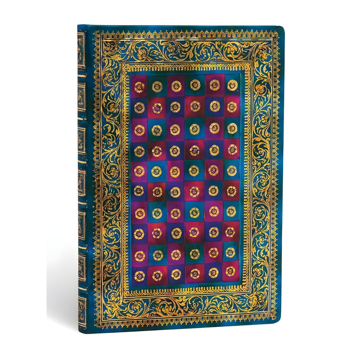 Caderno Paperblanks Venetian Mornings Celeste Capa Dura Mini 85g 9x14cm 176 Paginas sem Pauta