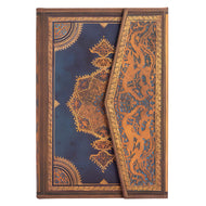 Caderno Paperblanks Safavid Indigo Mini 85g 10x14cm 176 Paginas Pautado