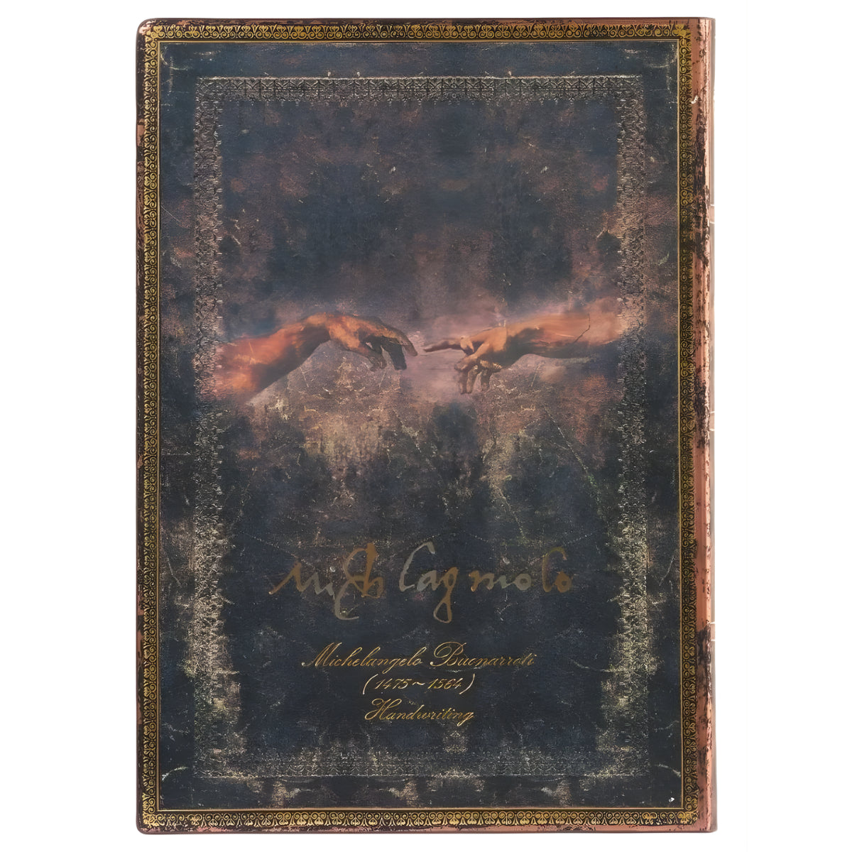Caderno Paperblanks Michelangelo Handwriting Mini 80g 9,5x14cm 208 Paginas Pautado