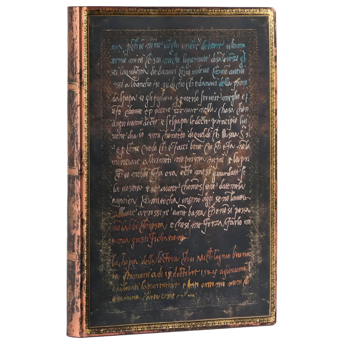 Caderno Paperblanks Michelangelo Handwriting Mini 80g 9,5x14cm 208 Paginas Pautado