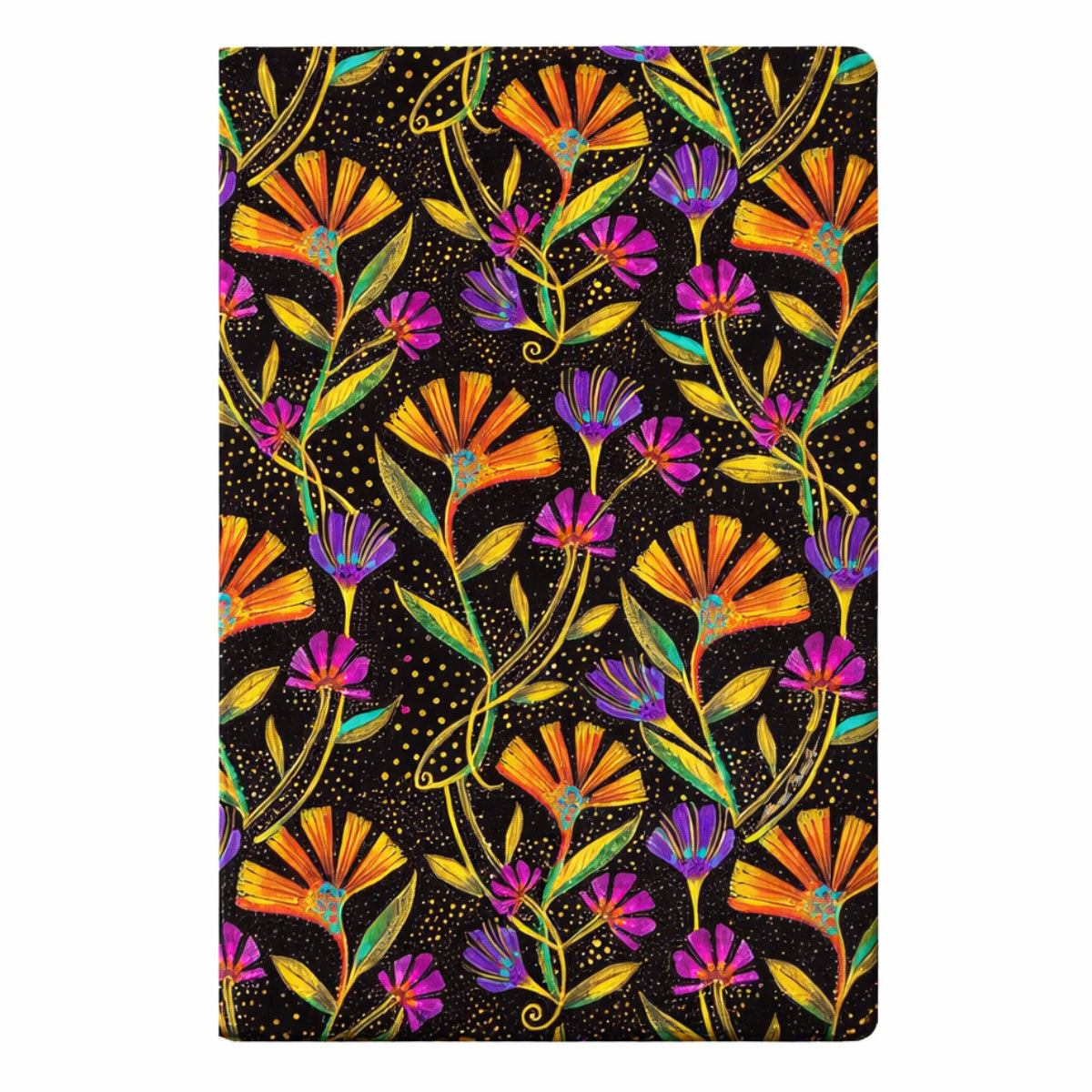 Caderno Paperblanks Wild Flowers Capa Flexivel Mini 80g 9,5x14cm 208 Paginas Pautado