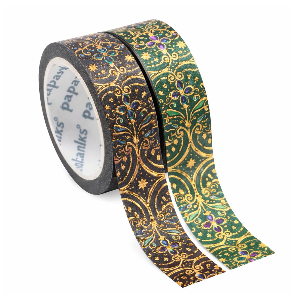 Fita Adesiva Paperblanks Washi Tape  Pinnacle e Restoration 2 Rolos 10m