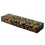 Estojo Paperblanks Wild Flowers 22x6,8x3cm com Fecho Magnetico