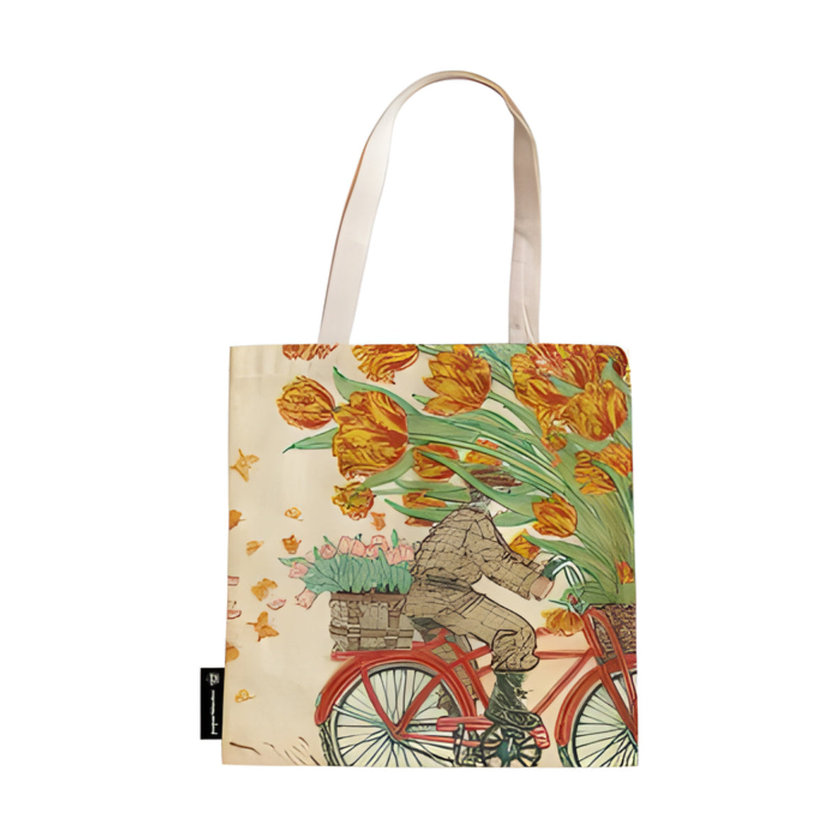 Bolsa Tote de Algodão Holland Spring 38x38cm para Uso Diário - Paperblanks