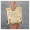 Bolsa Canvas Bag Paperblanks Flemish Rose 38x38cm em Algodão com Bolso Interno