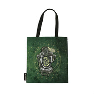 Bolsa Canvas Bag Paperblanks Slytherin Harry Potter 38x38cm em Algodão com Bolso Interno