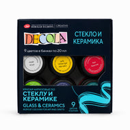 Estojo Tinta Vidro Decola Opaca 20ml 9 Cores - Nevskaya Palitra